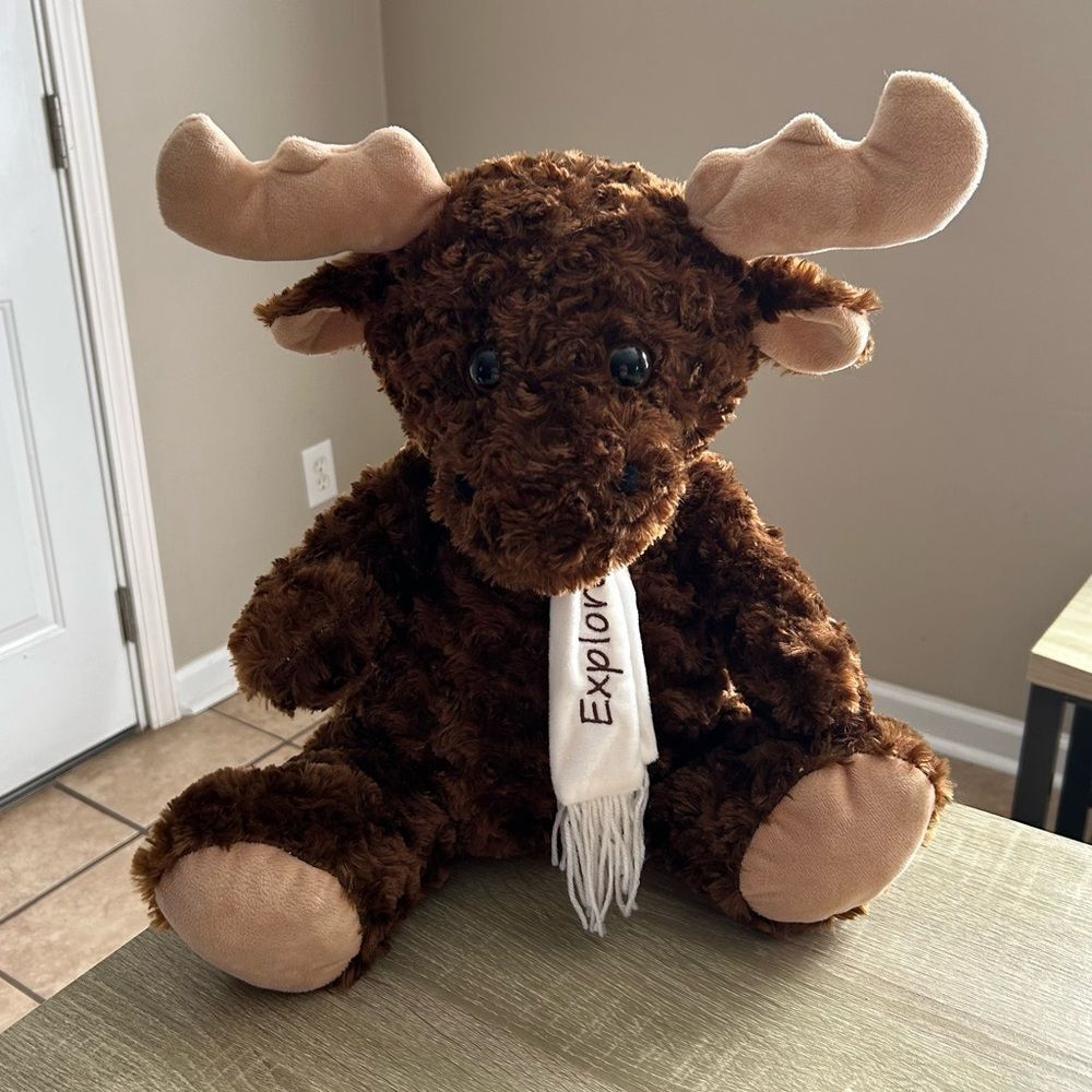 NWOT … B.J. TOY CO. “Explore” Moose Plush